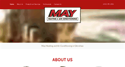 Desktop Screenshot of mayheating.com